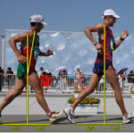 Is race walking hard on the hips?