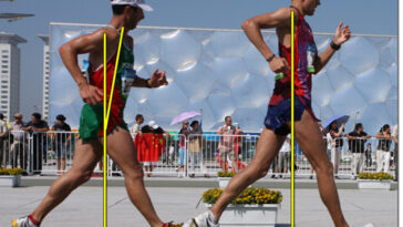 Is race walking hard on the hips?