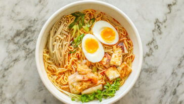 Is ramen noodles made out of plastic?