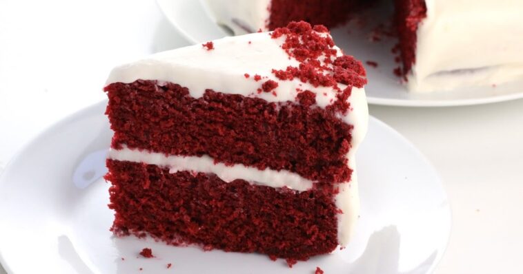 Is red velvet just chocolate with red dye?