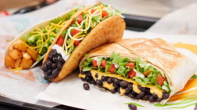 Is the black bean chalupa vegetarian?