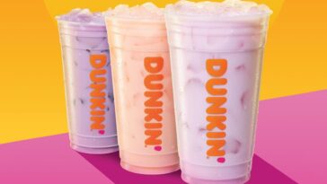 Is the coconut milk at Dunkin sweetened?