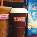 Is there milk in Dunkin Donuts?