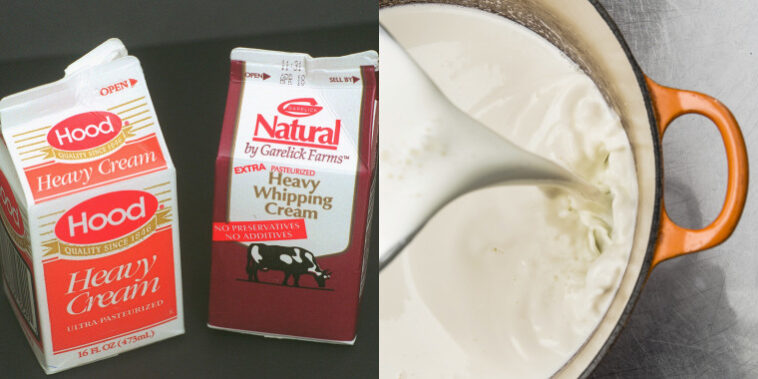 Is whipping cream and heavy cream the same?