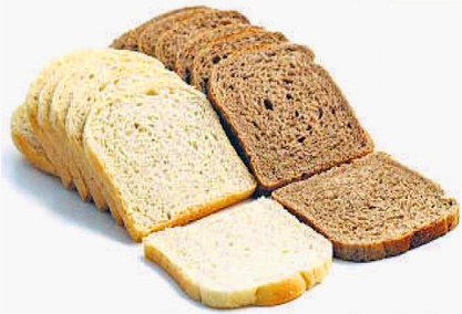 Is white bread and brown bread the same?