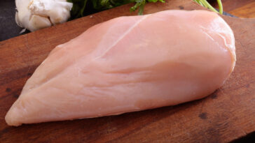 Is white striped chicken bad?