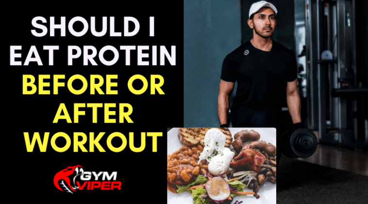 Should I eat my protein bar before or after?