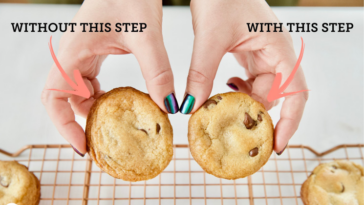 Should cookie dough rest in fridge before baking?