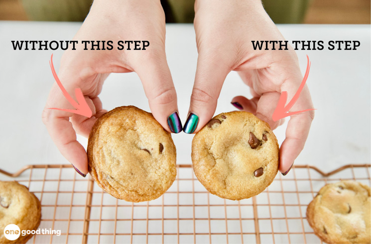 Should cookie dough rest in fridge before baking?