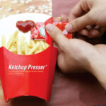Was McDonald fry containers made for ketchup?