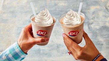 What Flavours are the milkshakes at Dairy Queen?