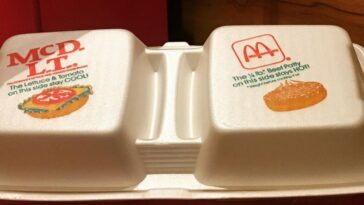 What McDonald's sandwich was hot on one side and cold on the other?