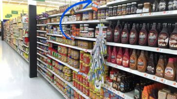 What aisle is peanut butter in at Kroger?