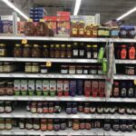 What aisle of the grocery store is honey in?