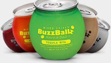 What alcohol is in BuzzBallz chillers?