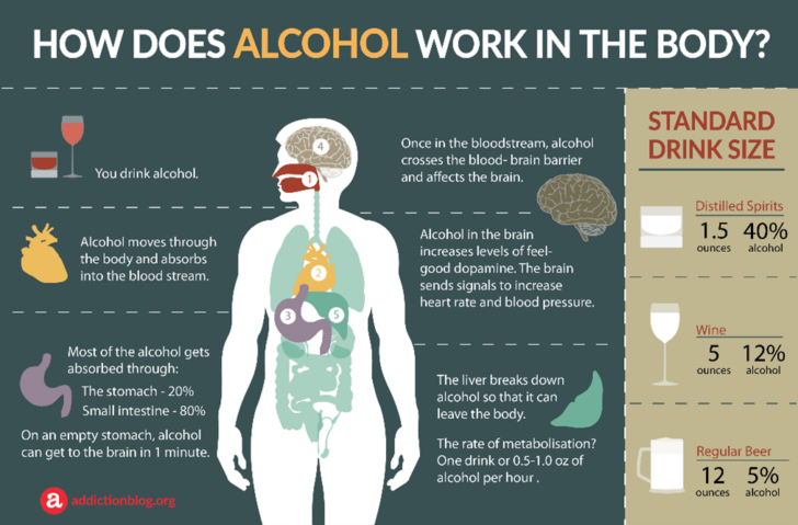 What alcohol is least harmful to stomach?