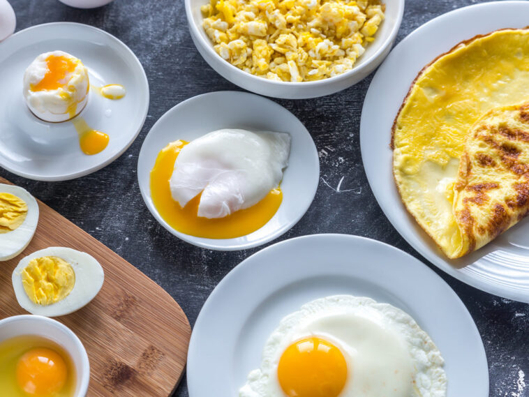 What are 5 ways to prepare an egg?