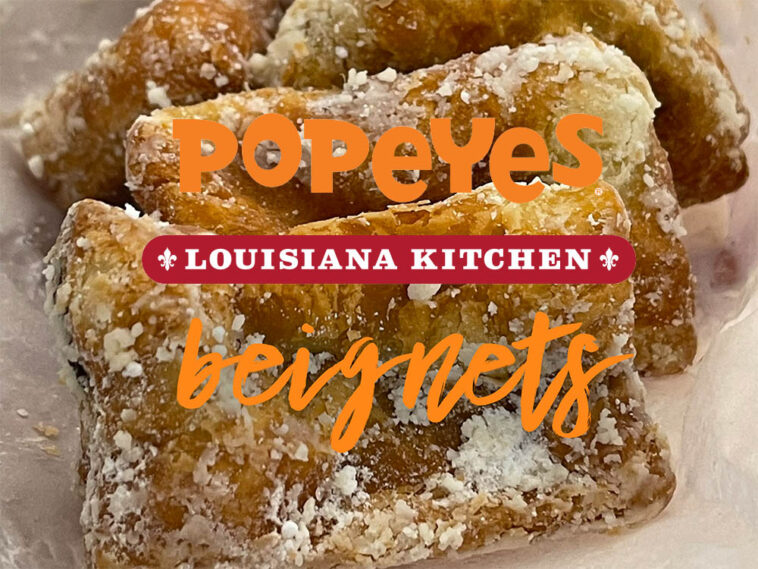 What are Popeyes beignets made of?