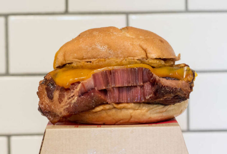 What are arbys rib sandwiches made of?