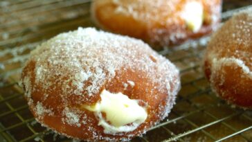 What are cream filled donuts called?