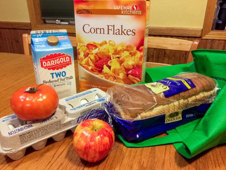 What are some grocery staples?