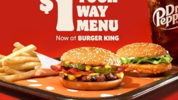 What are the $1 items at Burger King?