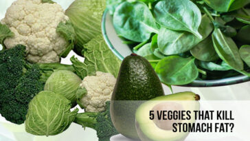 What are the 2 vegetables that destroy stomach fat?