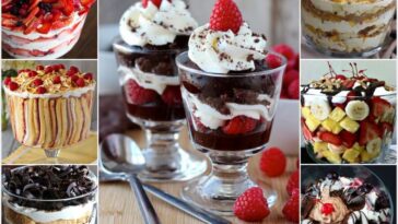 What are the 4 types of desserts?