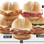 What are the 5 classic sliders at Arby's?