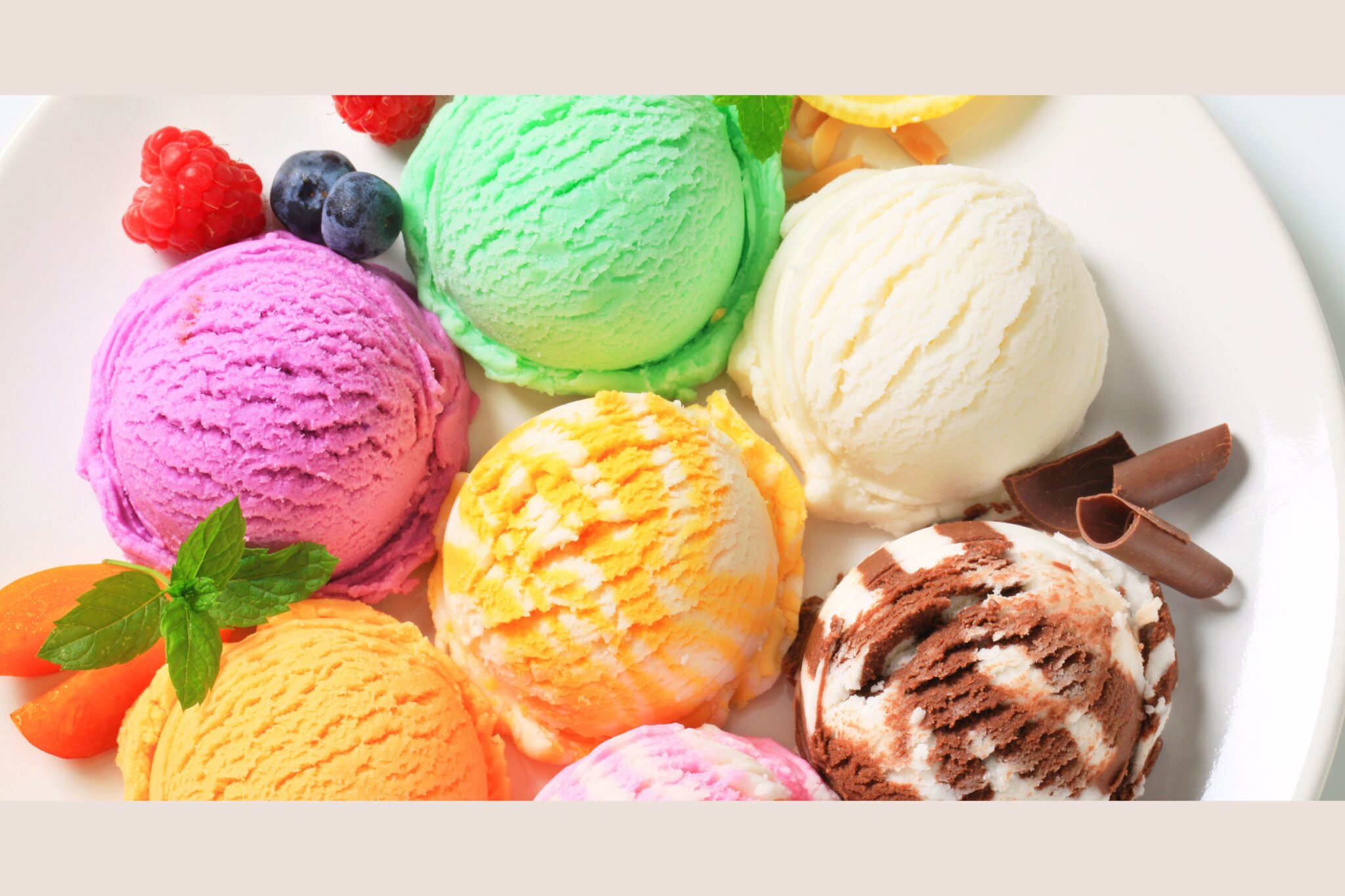 What are the different flavors of vanilla ice cream?