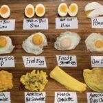 What are the different types of cooked eggs?