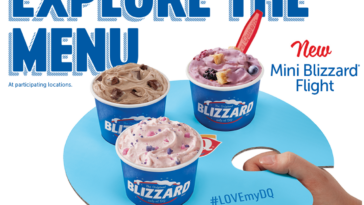 What are the five new Blizzard flavors?