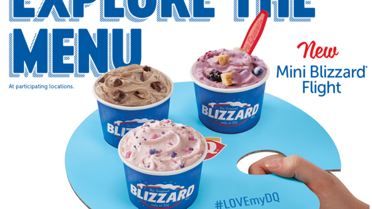 What are the five new Blizzard flavors?