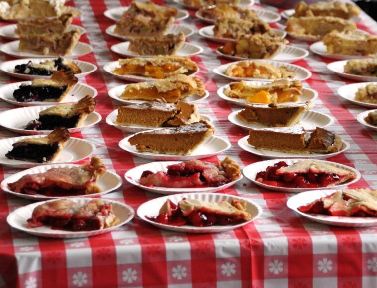 What are the four types of pie?