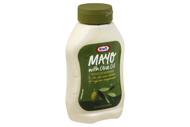 What are the ingredients in Kraft Mayo with Olive Oil?