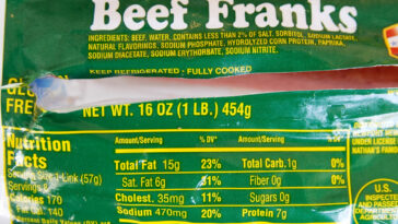 What are the ingredients in a Nathan's hot dog?