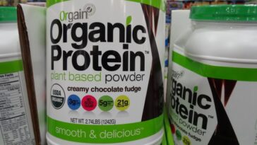What are the side effects of Orgain organic protein powder?