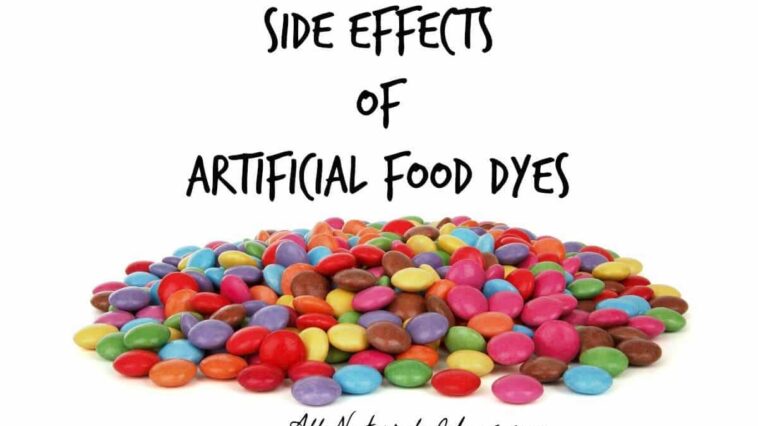 What are the side effects of red dye?