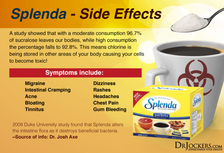 What are the side effects of sucralose?