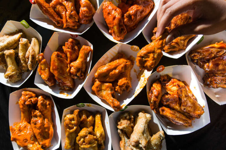 What are the top 5 Wing Flavours in North America?