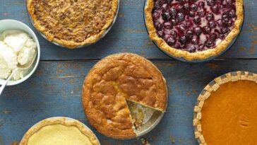 What are the top 5 most popular pies?