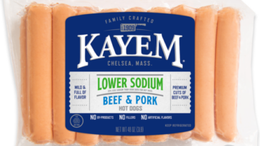 What brand of hot dog has the lowest sodium?