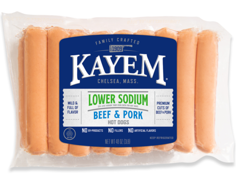 What brand of hot dog has the lowest sodium?