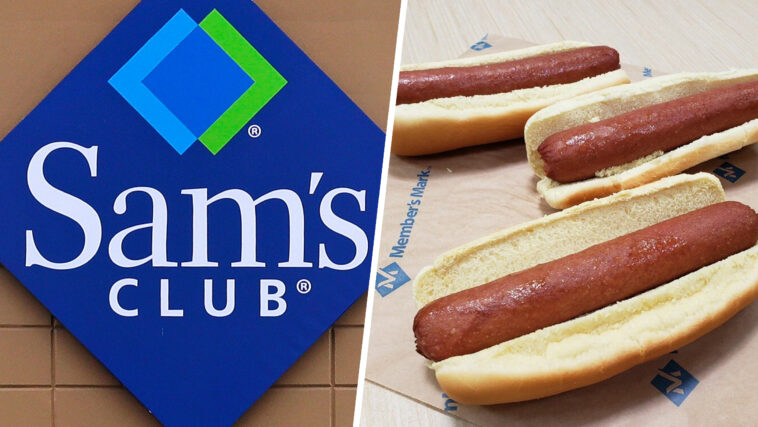 What brand of hot dogs does Sam's Club serve?