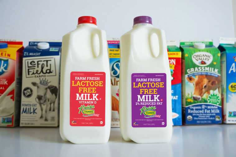 What brands of milk are lactose-free?