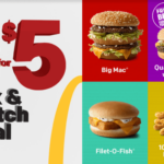 What can you get for 5 dollars at McDonald's?
