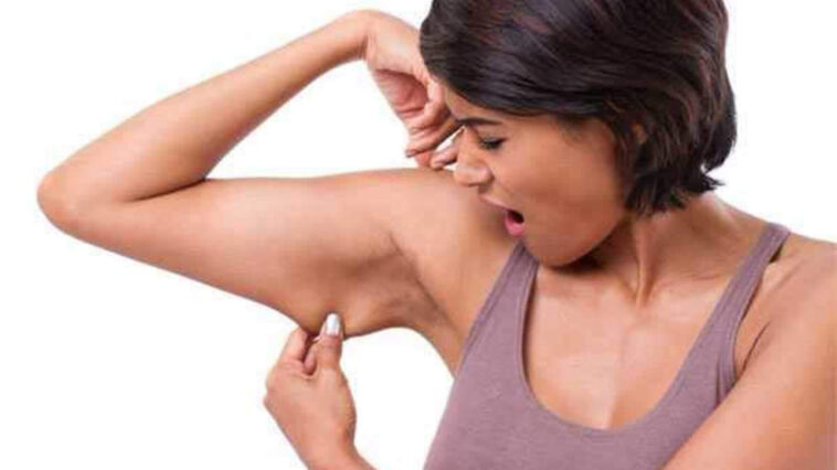 What causes arm fat in females?