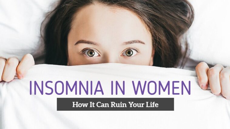What causes female insomnia?