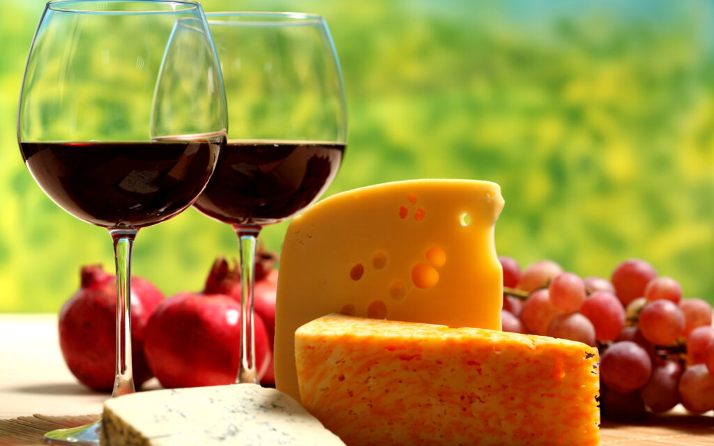 What cheeses go with red wine?