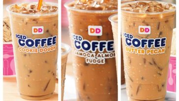 What coffee flavors does Dunkin Donuts have?